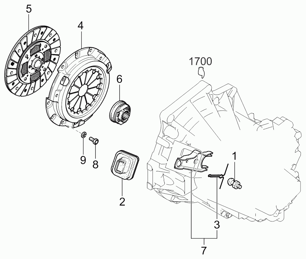 KIA 0K30E-16-410 - Нажимной диск сцепления parts5.com