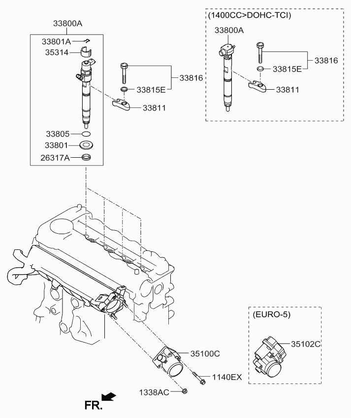 KIA 33818-3A000 - Уплотнительное кольцо, резьбовая пробка маслосливного отверстия parts5.com