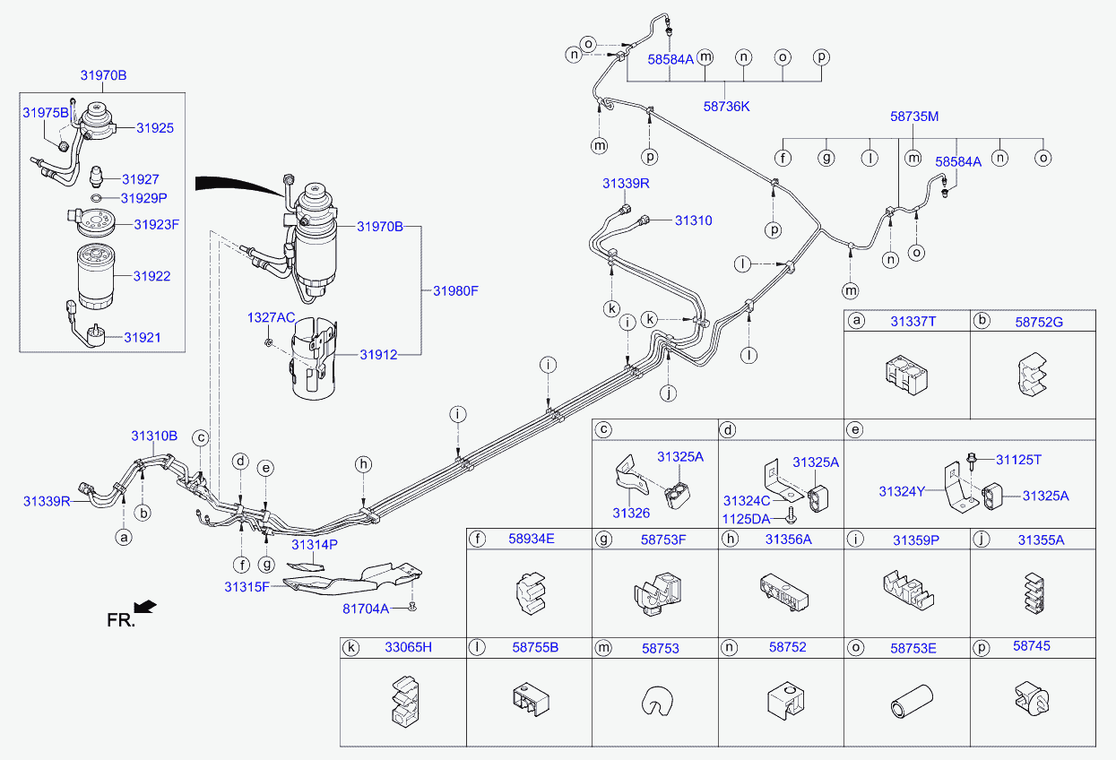 KIA 31922-4H001 - Топливный фильтр parts5.com