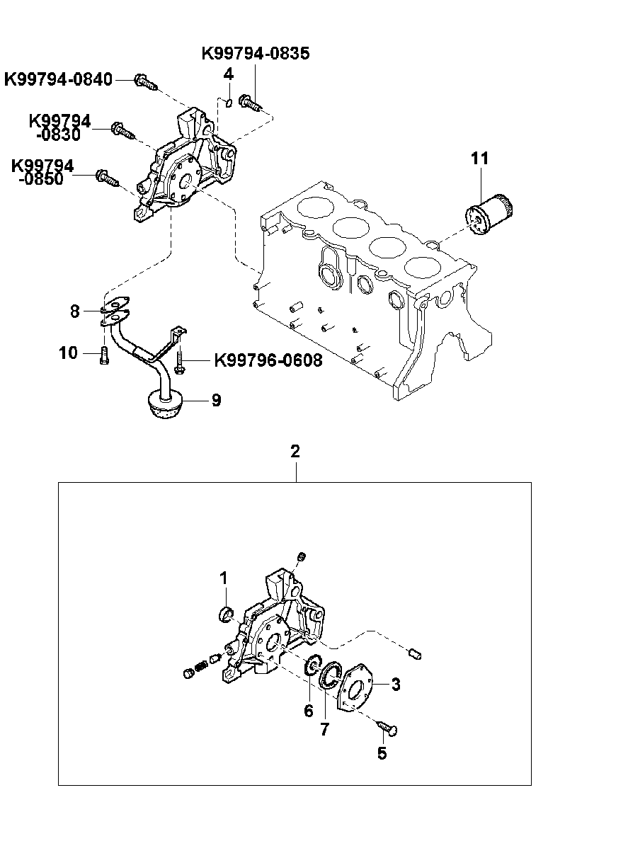 KIA 0B63114302 - Oil Filter parts5.com