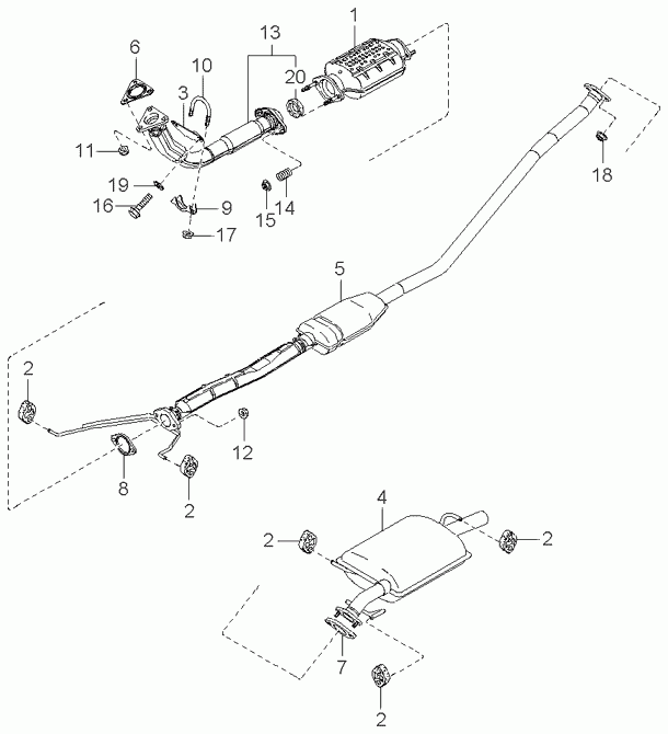 KIA K999401002 - Nut, exhaust manifold parts5.com