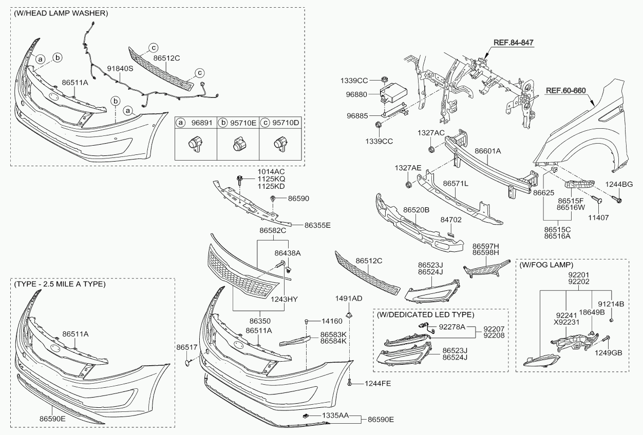 KIA 96890-2S000 - Sensor, parking assist parts5.com