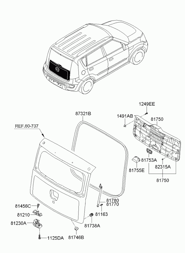 KIA 81770-2K000 - Газовая пружина, упор parts5.com