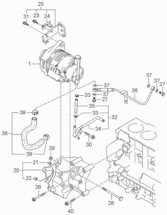 Hyundai 37300-27012 - Генератор parts5.com