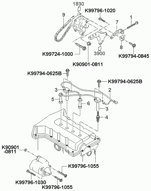 KIA 0K0111-8110 - Свеча зажигания parts5.com