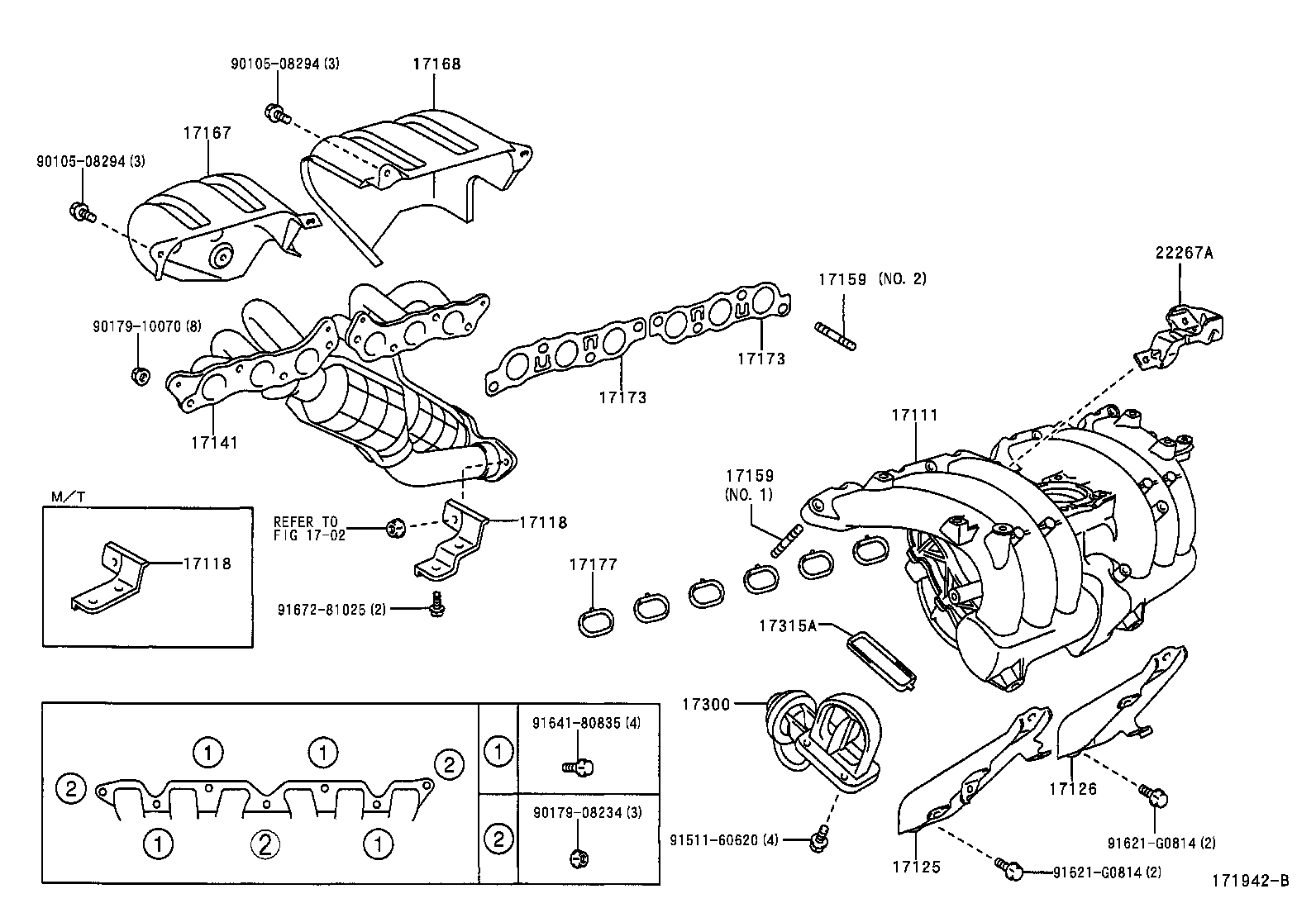 TOYOTA 1714070020 - Катализатор parts5.com