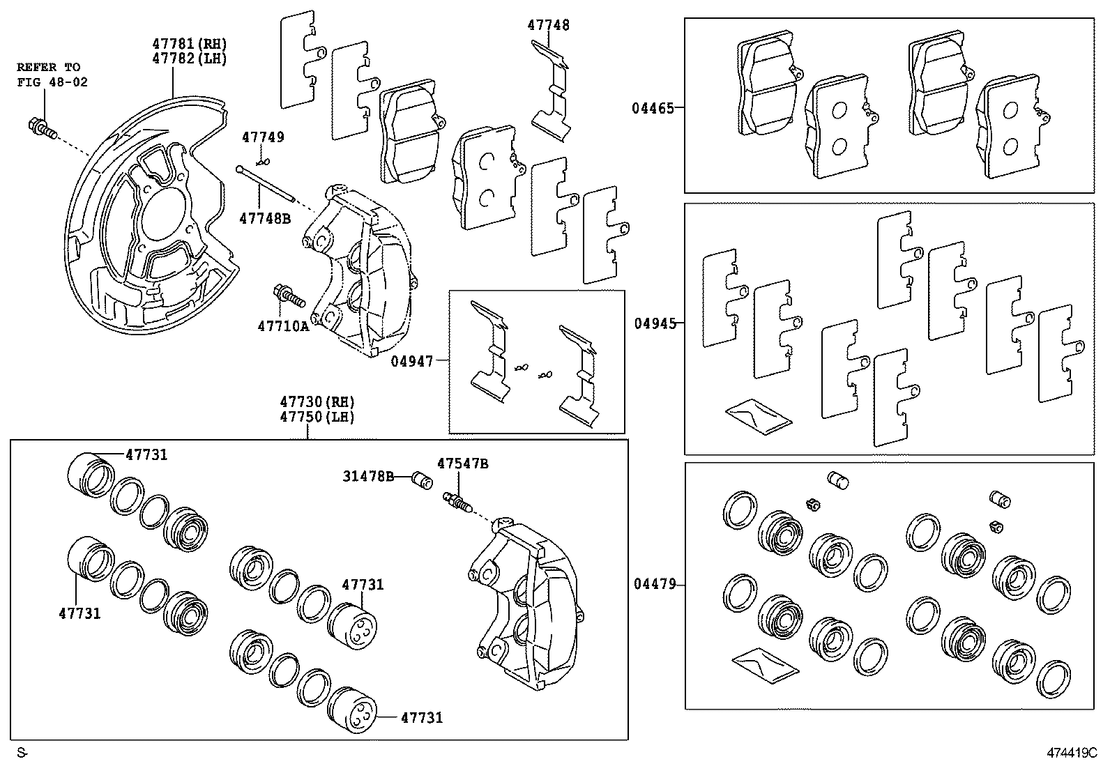 TOYOTA 47750-22460 - Тормозной суппорт parts5.com