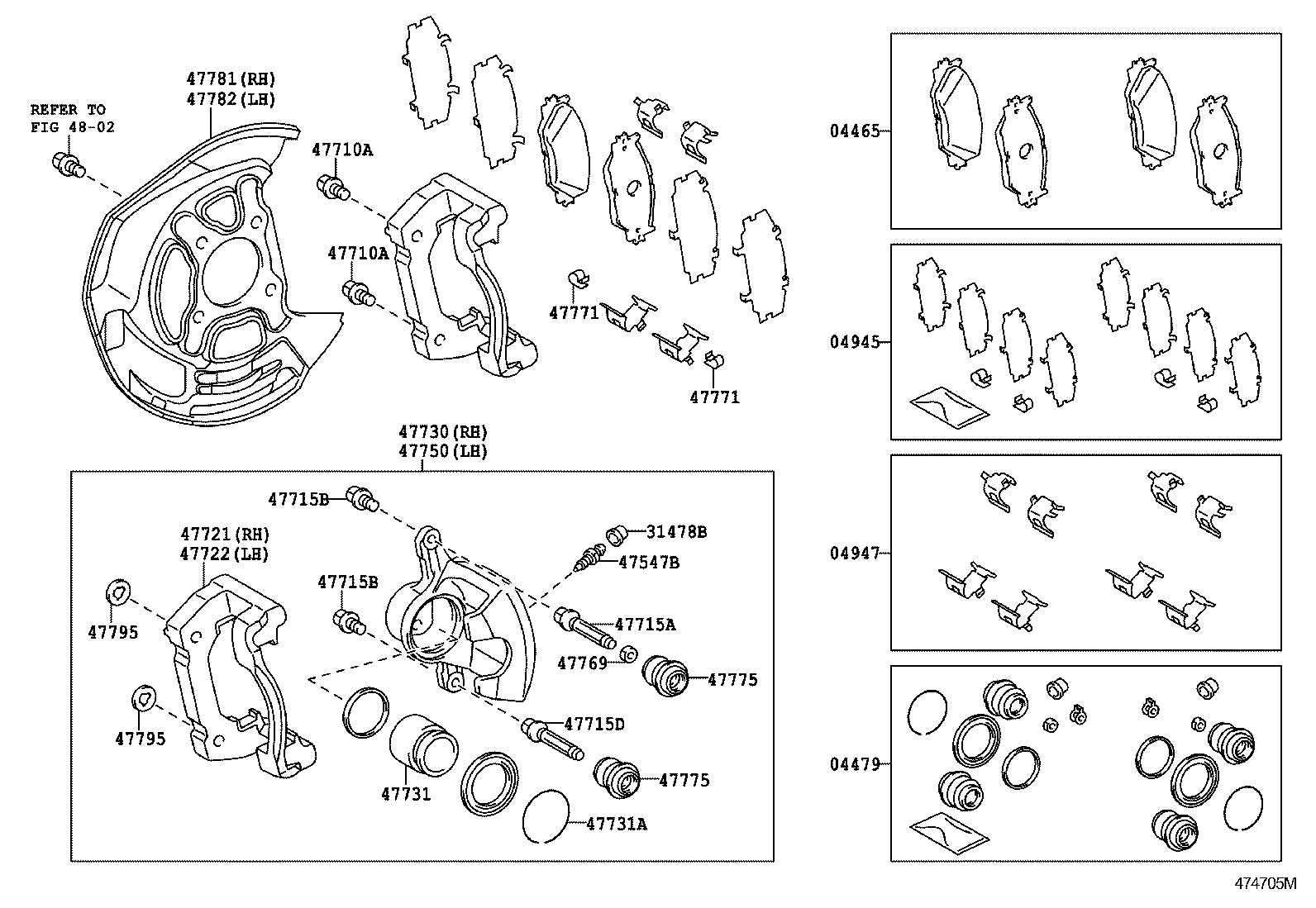 TOYOTA 47730-53060 - Тормозной суппорт parts5.com