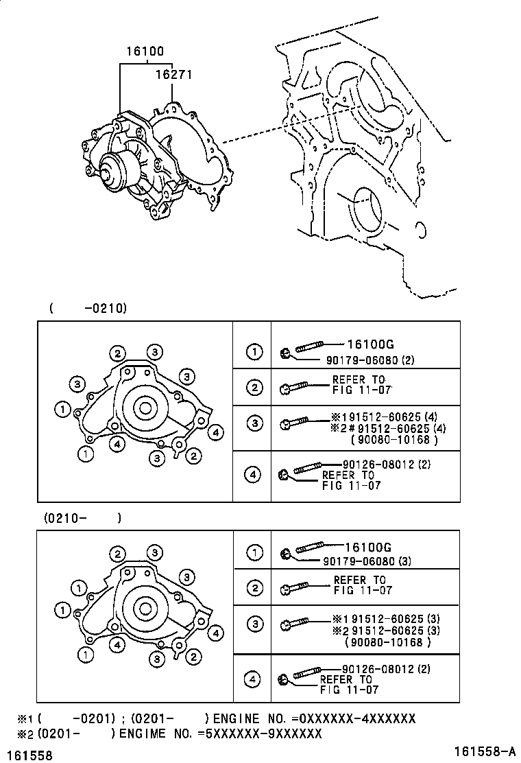 TOYOTA 16100-29085 - Водяной насос parts5.com