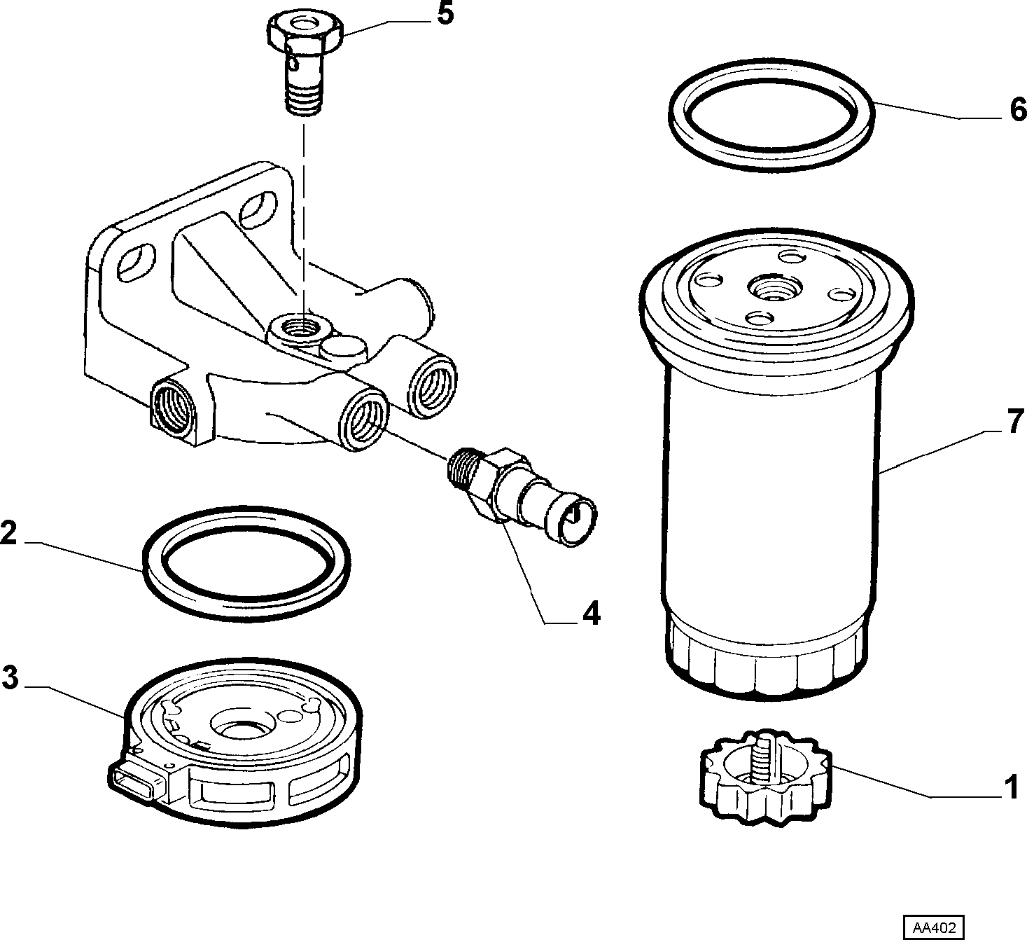 FIAT 9947995 - Топливный фильтр parts5.com