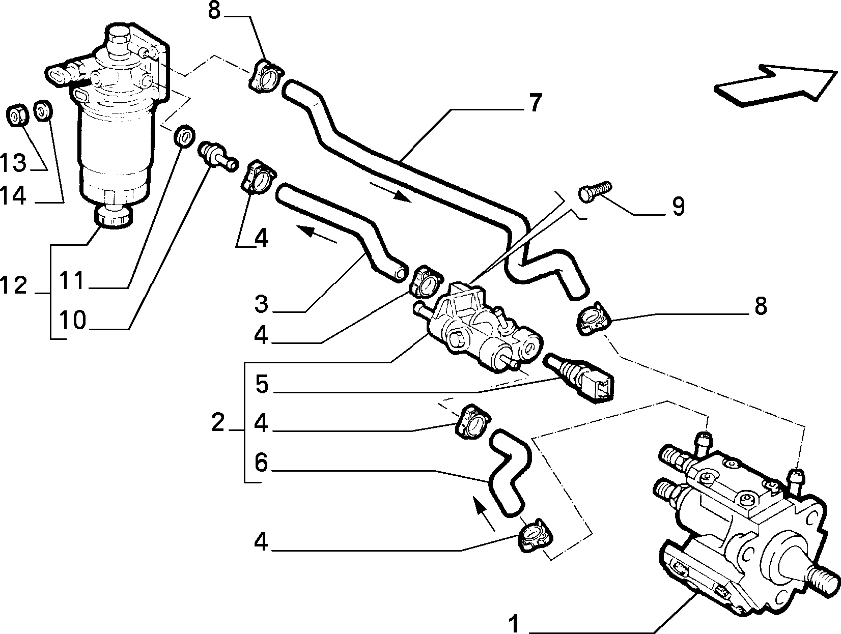 Lancia 60814981 - Топливный фильтр parts5.com