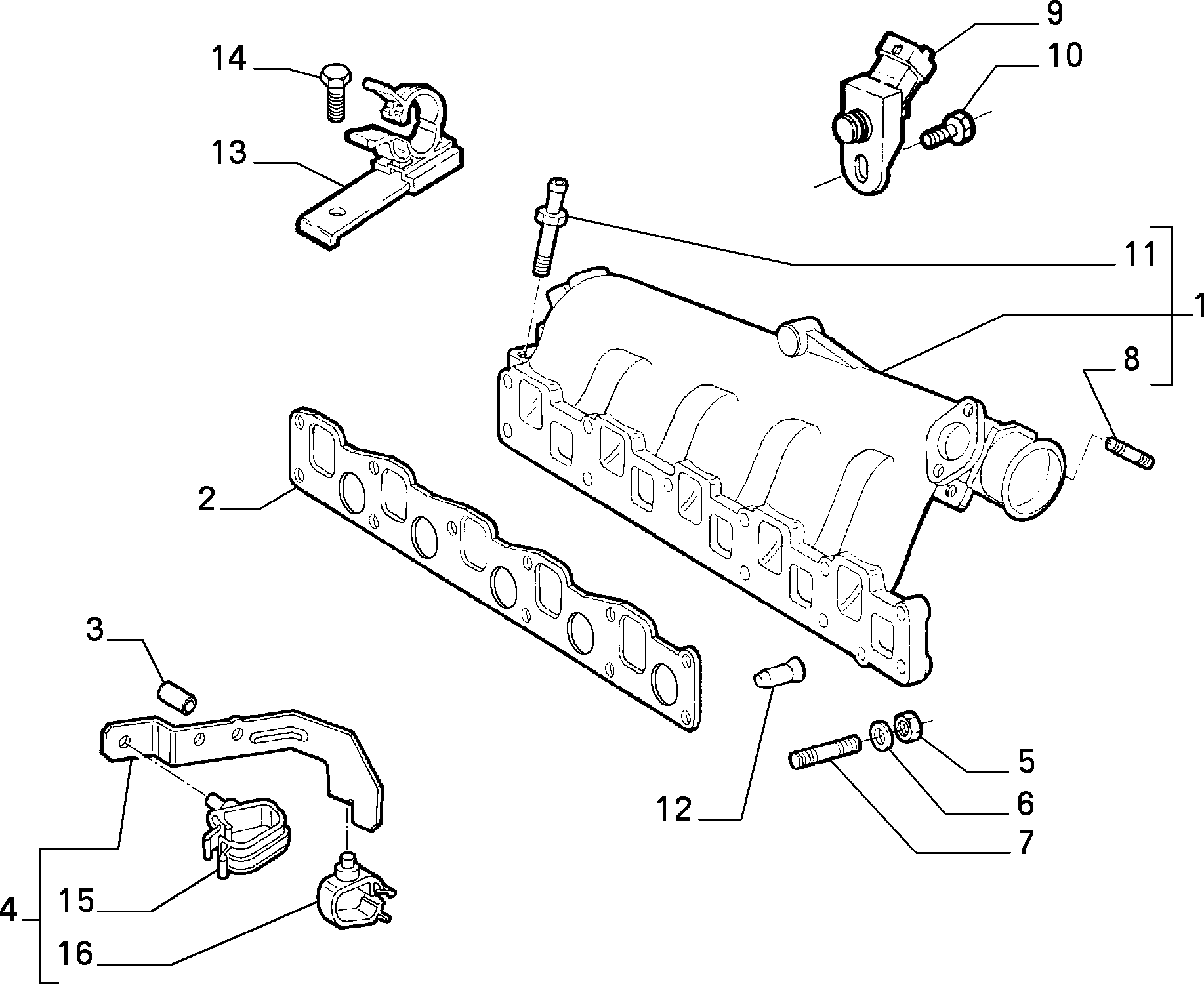 Lancia 46468682 - Датчик, давление наддува parts5.com