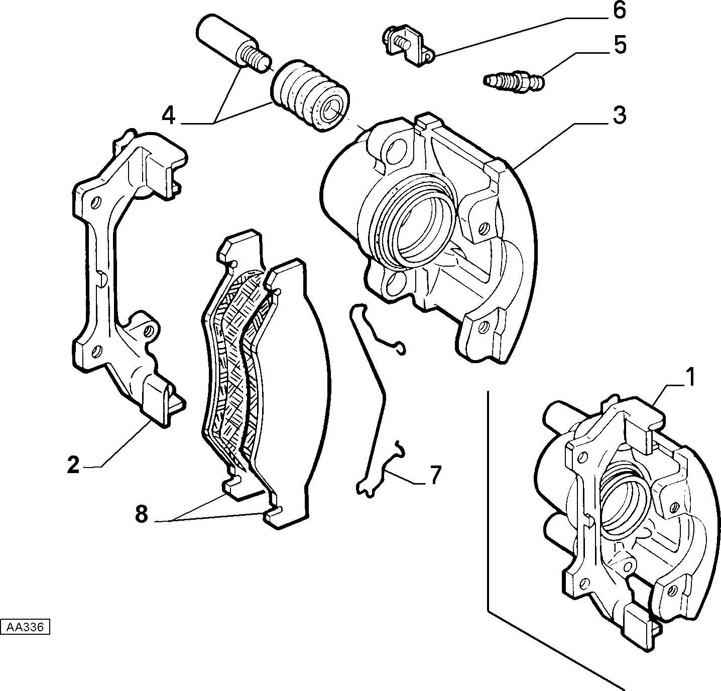 FIAT 9947127 - Тормозной суппорт parts5.com