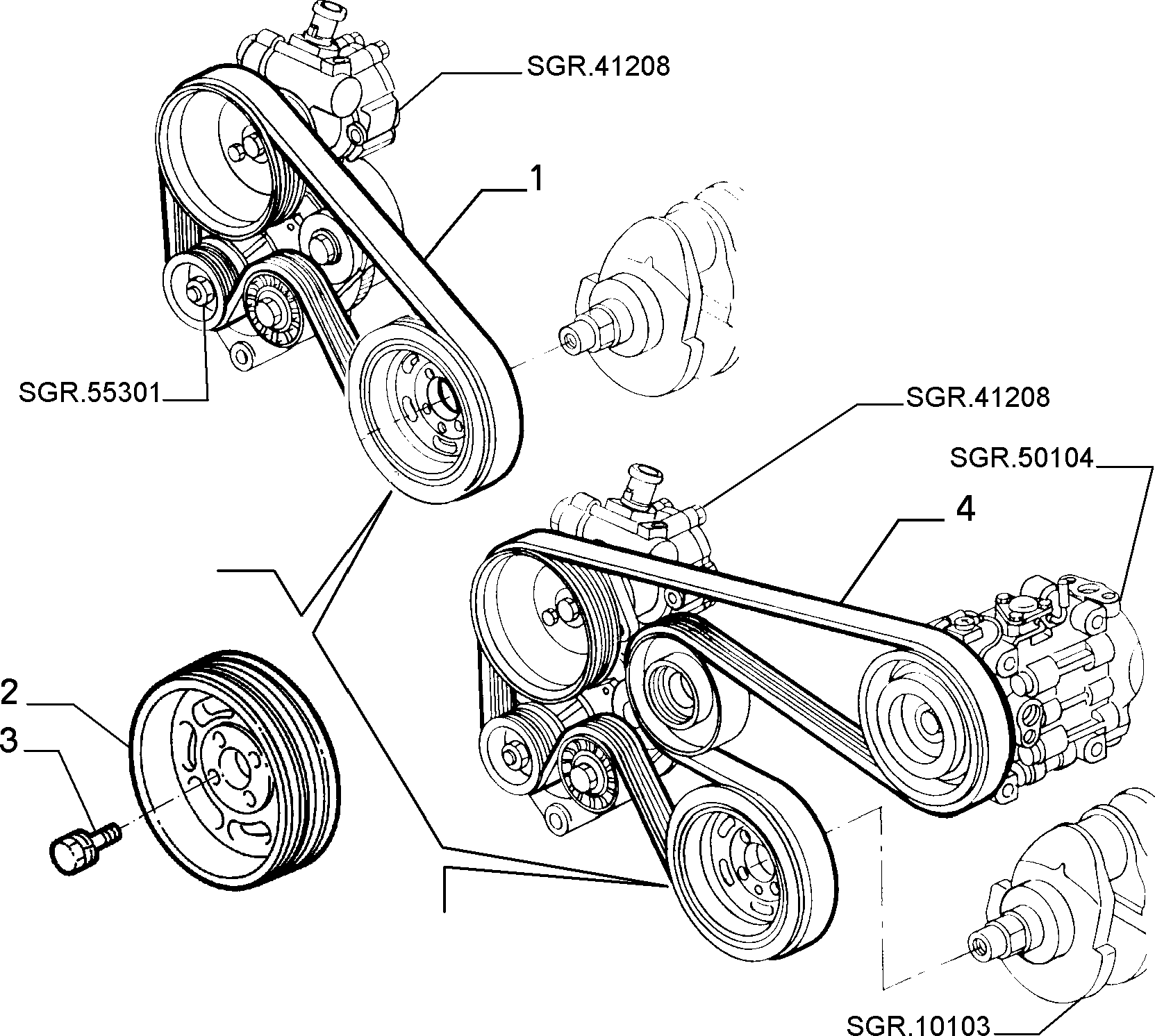 FIAT 60815414 - Поликлиновой ремень parts5.com