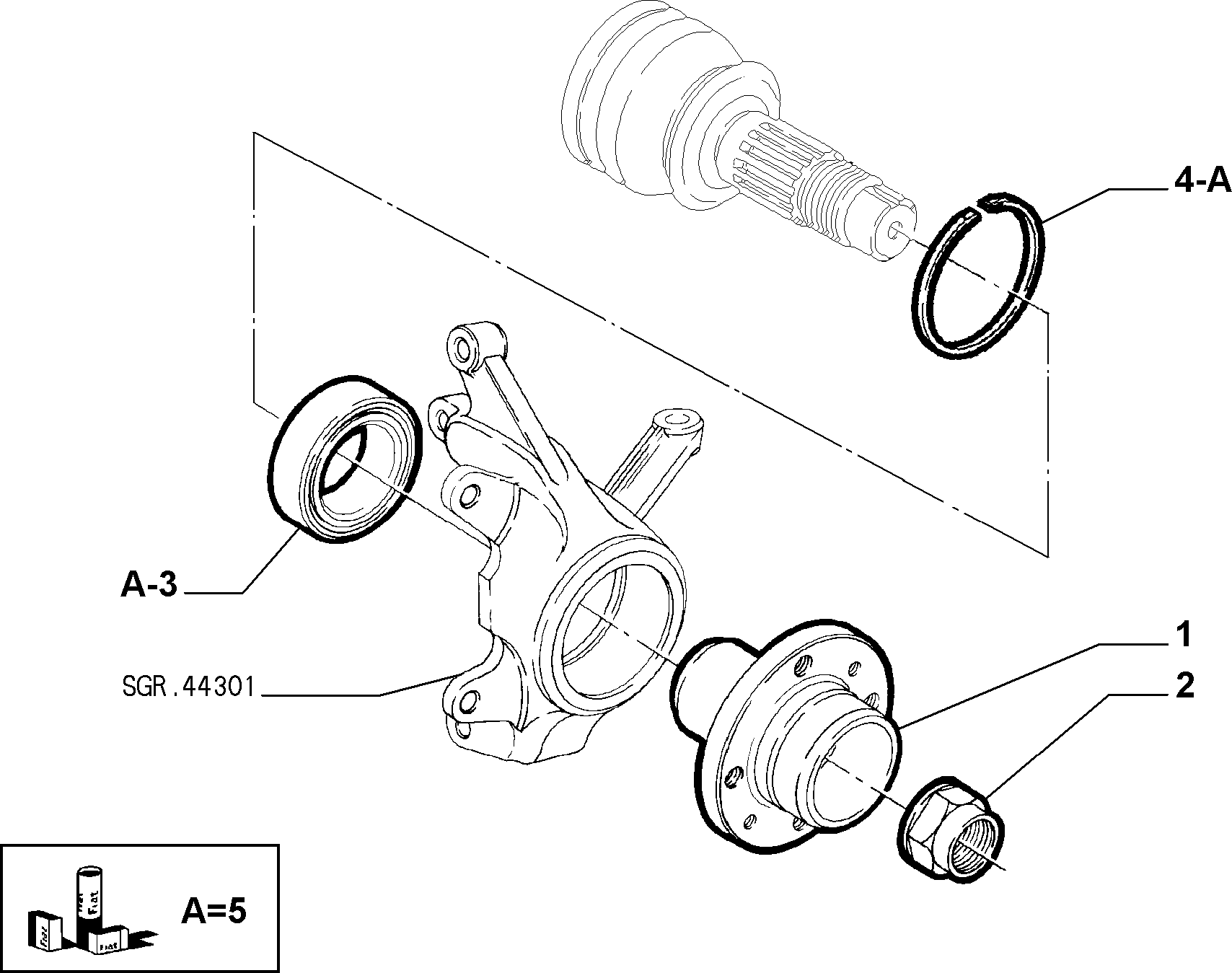 Chrysler 71714457 - Комплект подшипника ступицы колеса parts5.com