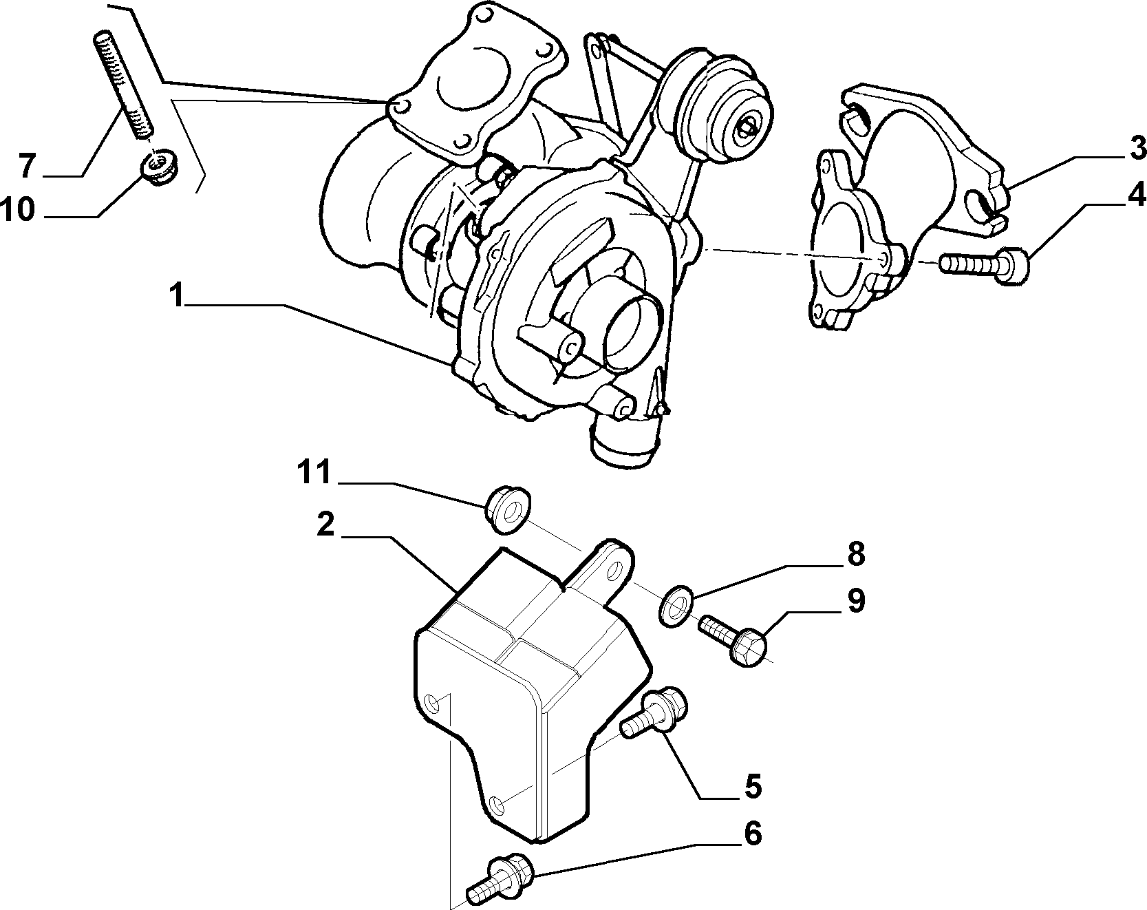 Lancia 9644384180* - Картридж, группа корпуса компрессора parts5.com