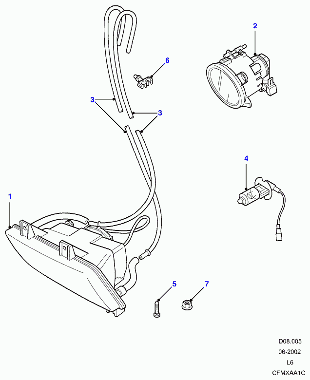 Land Rover XCD100030L - Лампа накаливания, фара заднего хода parts5.com