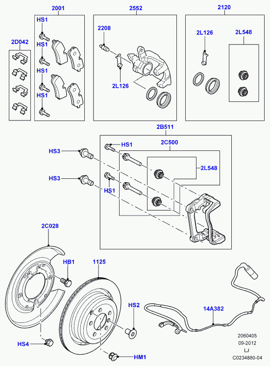 Land Rover SOE500030 - Сигнализатор, износ тормозных колодок parts5.com