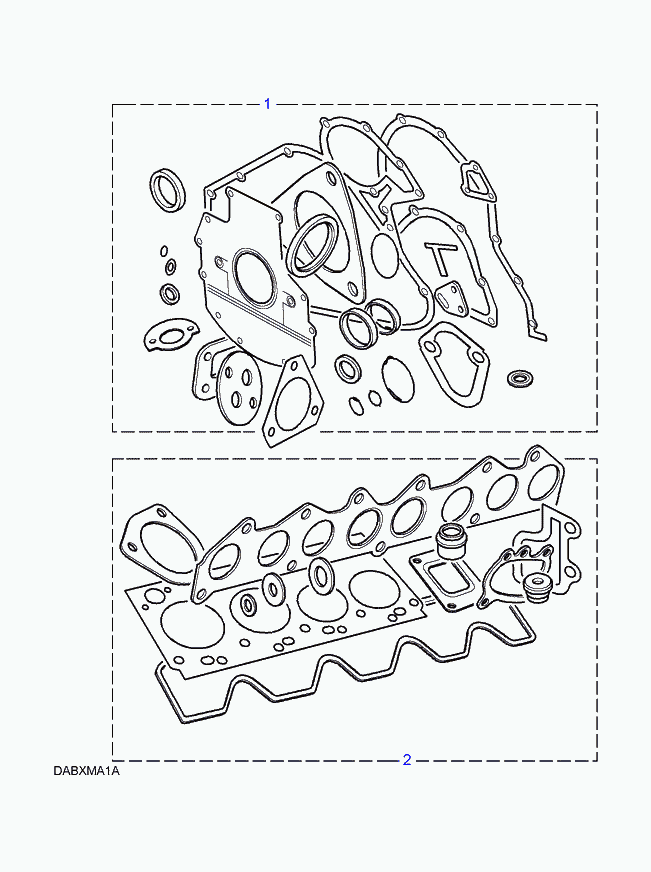 Land Rover STC 2159 - Комплект прокладок, стержень клапана parts5.com