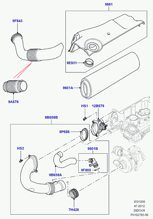 Rover PHE 0000 40 - Воздушный фильтр parts5.com