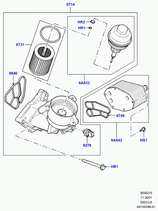 Land Rover LPZ 000020 - Масляный фильтр parts5.com