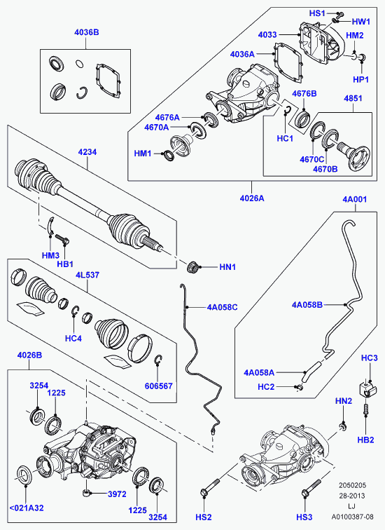 Land Rover RUH100030 - Комплект подшипника ступицы колеса parts5.com