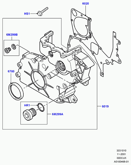 Rover LUF100530L - Уплотнительное кольцо parts5.com