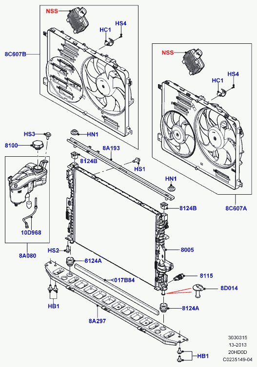 Land Rover LR000243 - Крышка, резервуар охлаждающей жидкости parts5.com