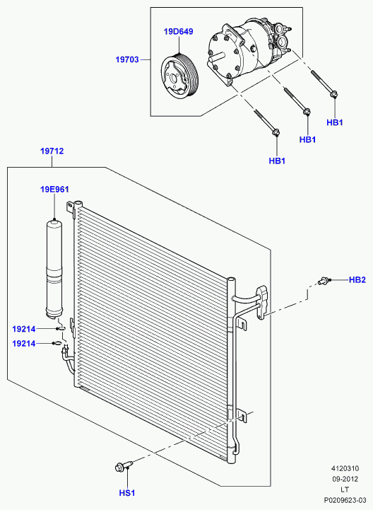 Jaguar LR056364 - Compressor, air conditioning parts5.com