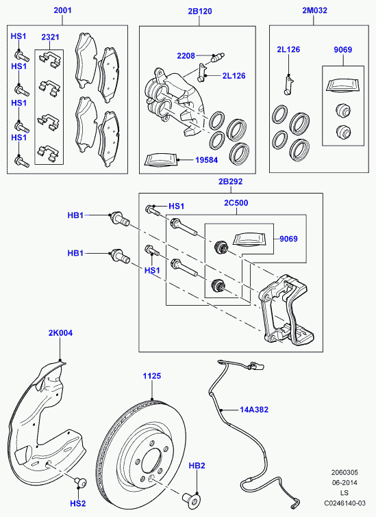 Land Rover SEM500070 - Сигнализатор, износ тормозных колодок parts5.com