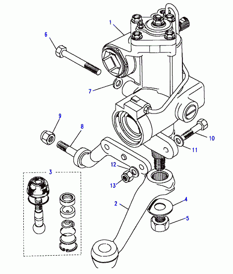 Land Rover RTC 5870 - Наконечник рулевой тяги, шарнир parts5.com