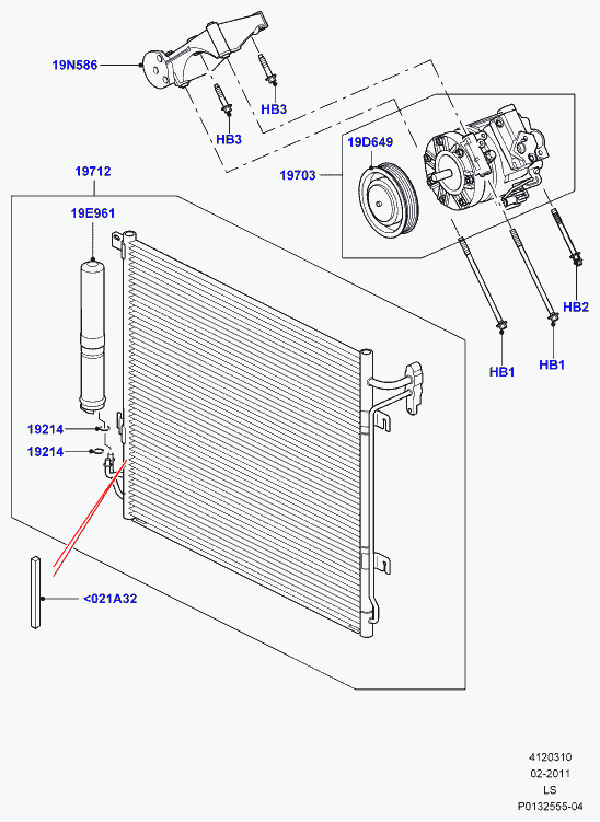 Land Rover JPB000173 - Compresor, aire acondicionado parts5.com