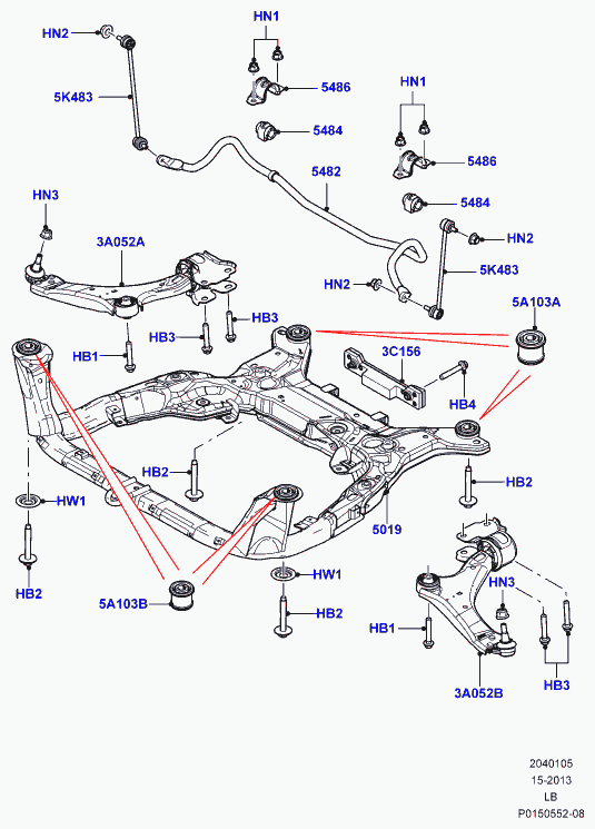 BMW LR007206 - Bush of Control / Trailing Arm parts5.com