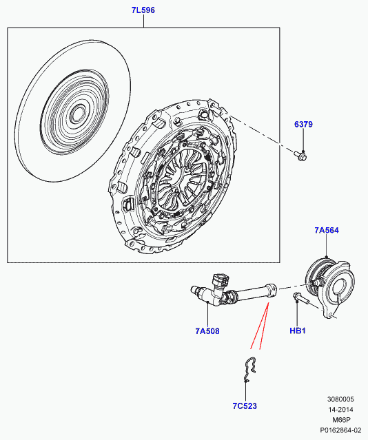 Land Rover LR0 16976 - Центральный выключатель, система сцепления parts5.com