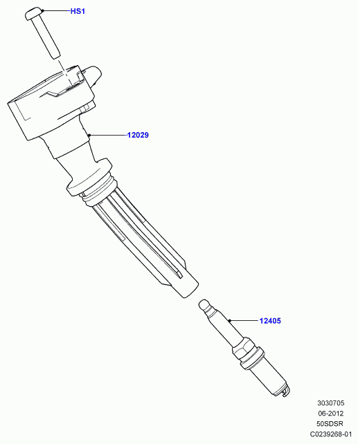 Land Rover LR032080 - Spark Plug parts5.com