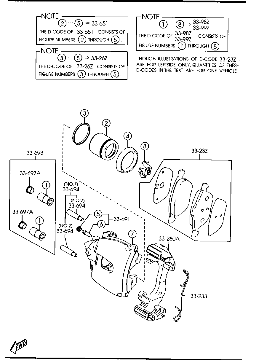 FORD BPYK-33-71XB - Тормозной суппорт parts5.com