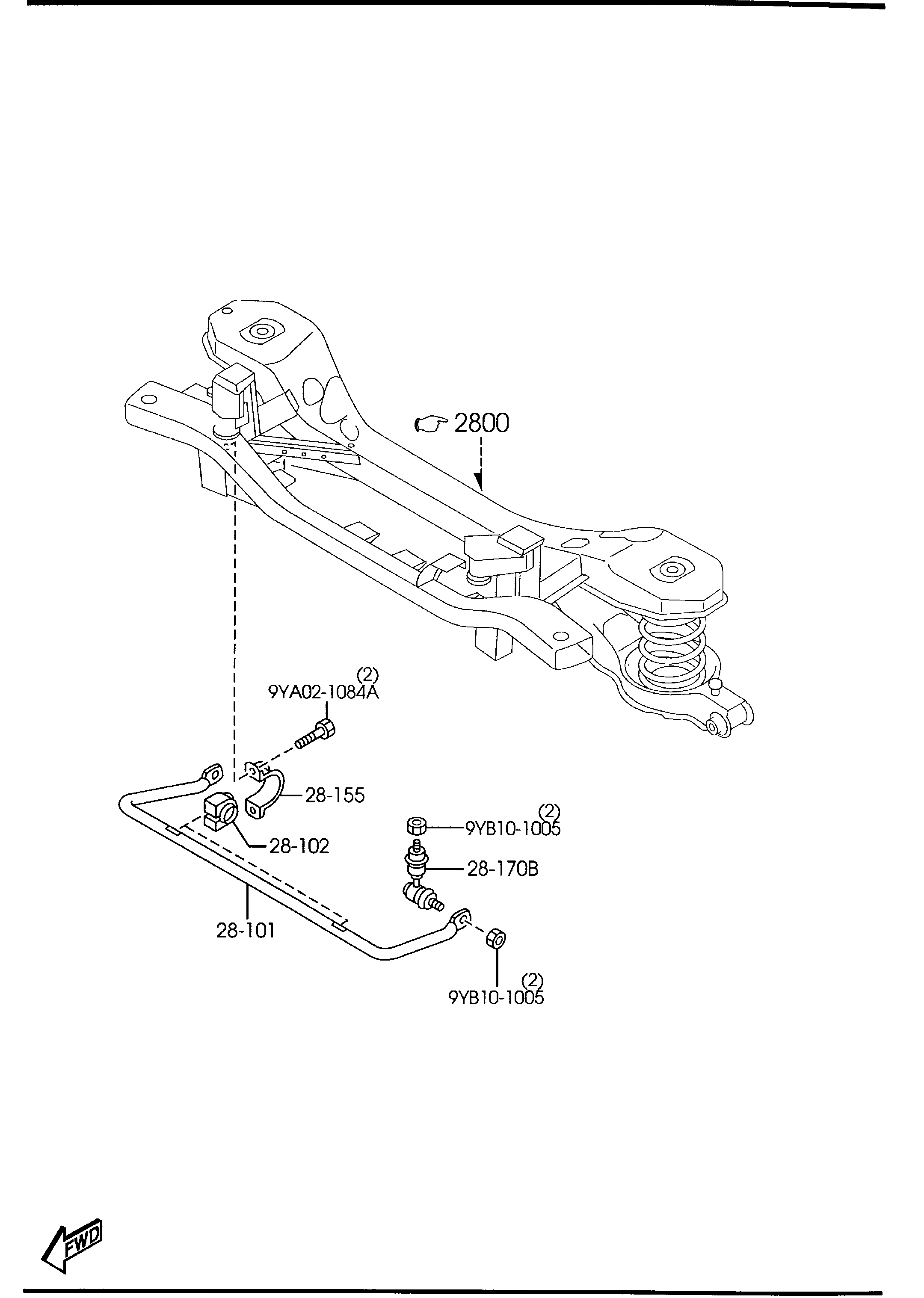 FORD BP4K-28-170D - Тяга / стойка, стабилизатор parts5.com