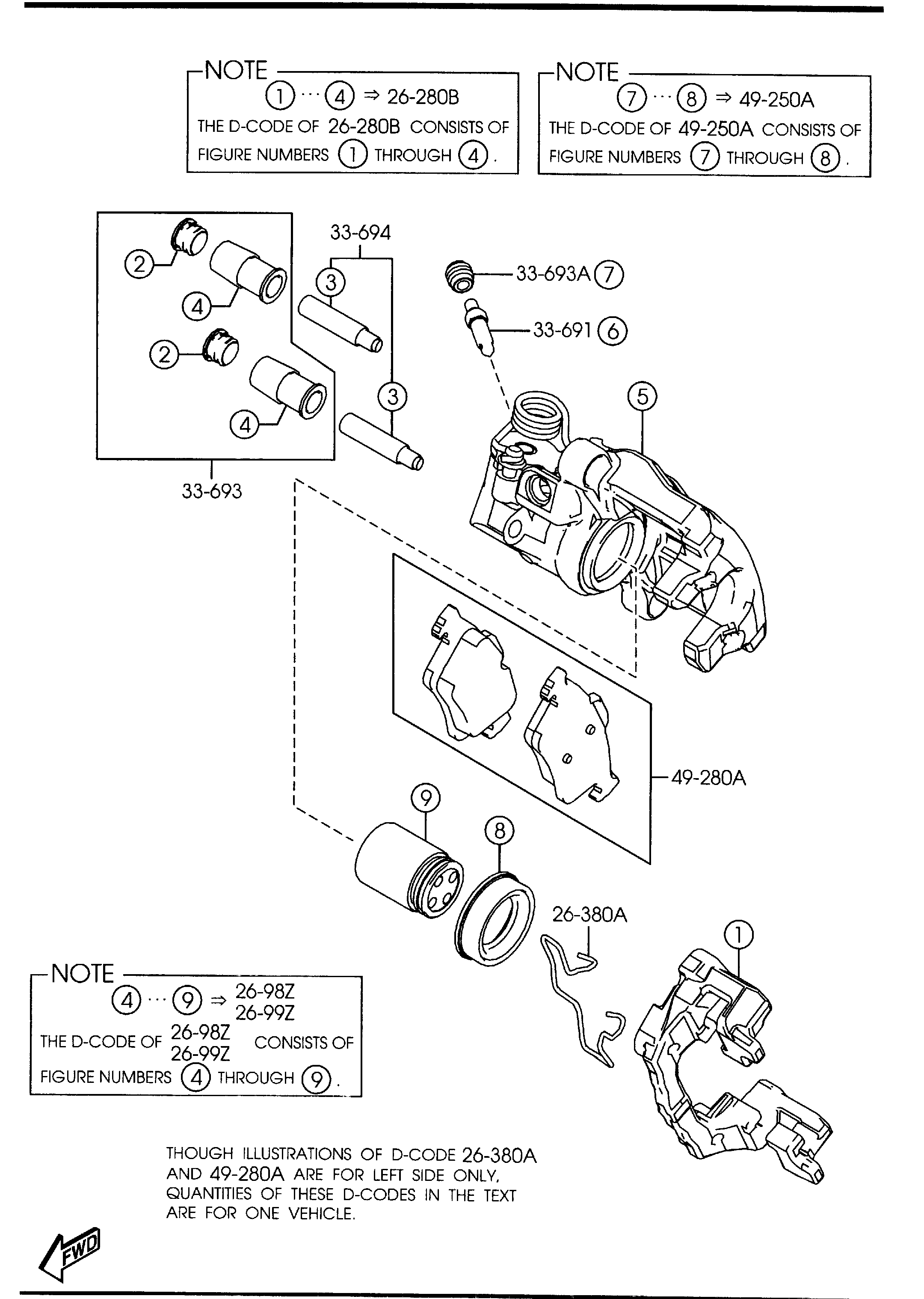 MAZDA BPYK-26-71XA - Тормозной суппорт parts5.com