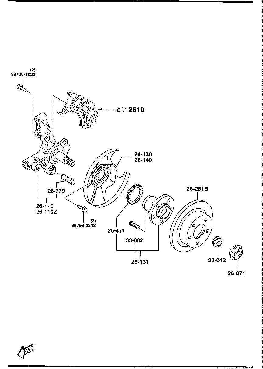 MAZDA GTYF-26-251C - Тормозной диск parts5.com