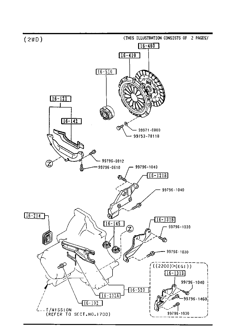 MAZDA FE84-16-510 - Выжимной подшипник сцепления parts5.com