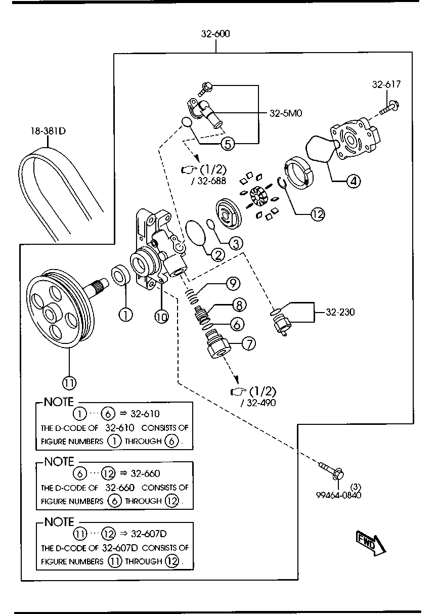 MAZDA CY01-15-907B - Correa trapecial poli V parts5.com