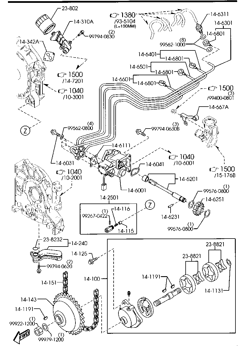 HAIMA (FAW) B6Y1-14-302A - Масляный фильтр parts5.com