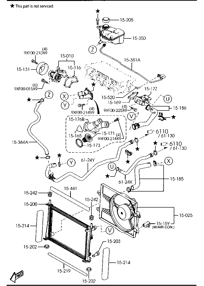 MAZDA C201-15-173A - Прокладка, термостат parts5.com