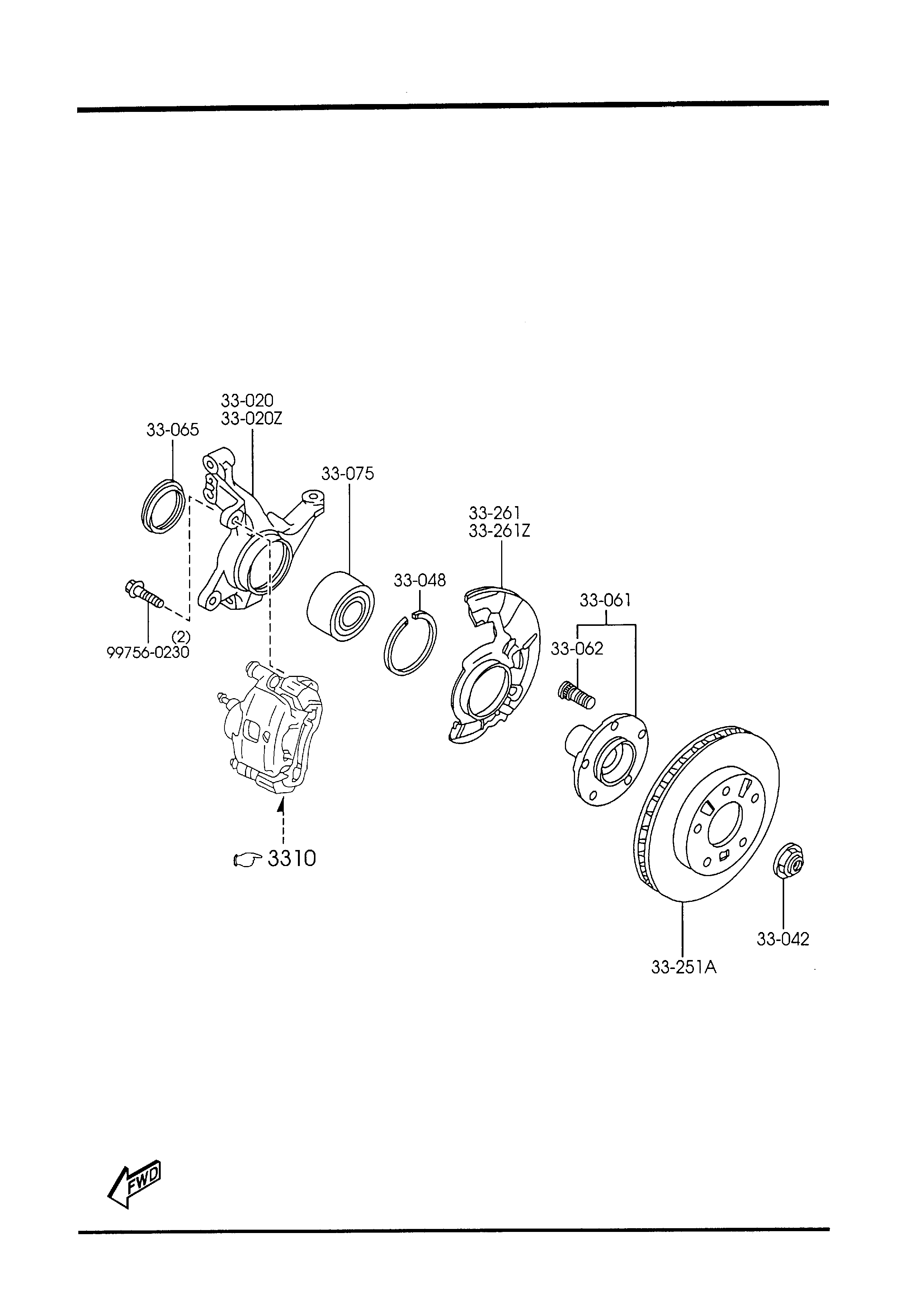 FORD GA2Y-33-25XA - Тормозной диск parts5.com