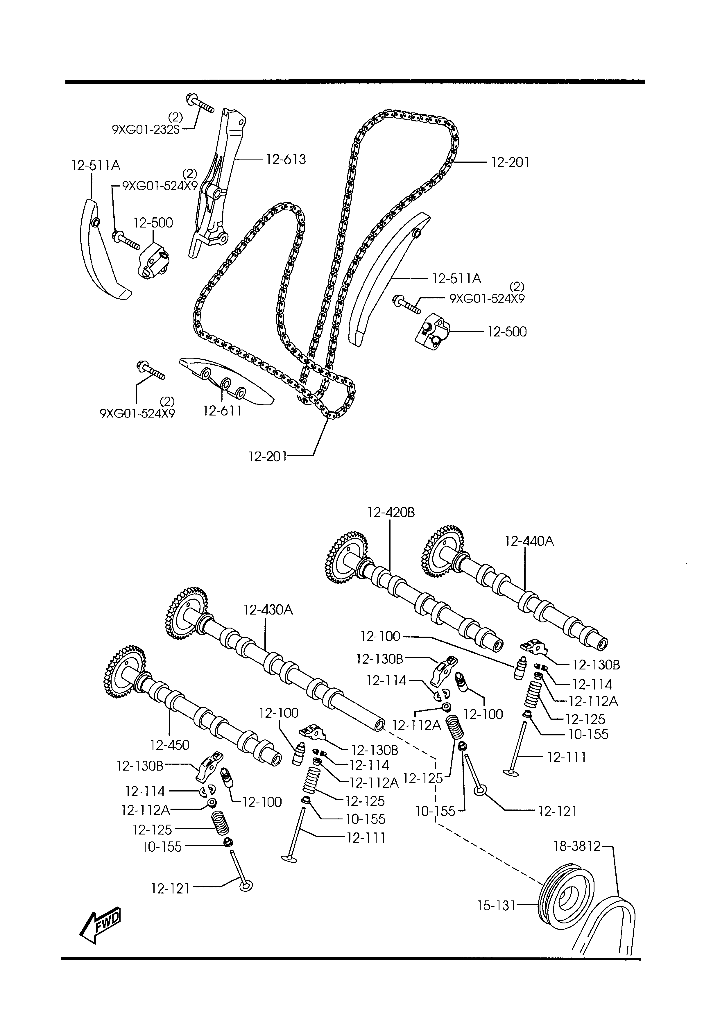 Chevrolet GY01-18-381 - Поликлиновой ремень parts5.com