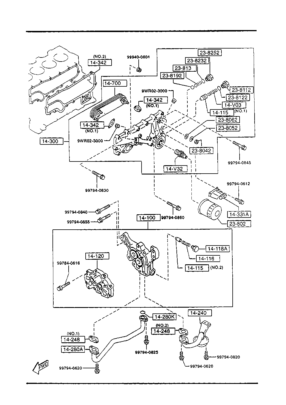 MAZDA VSY1-14-302 - Масляный фильтр parts5.com