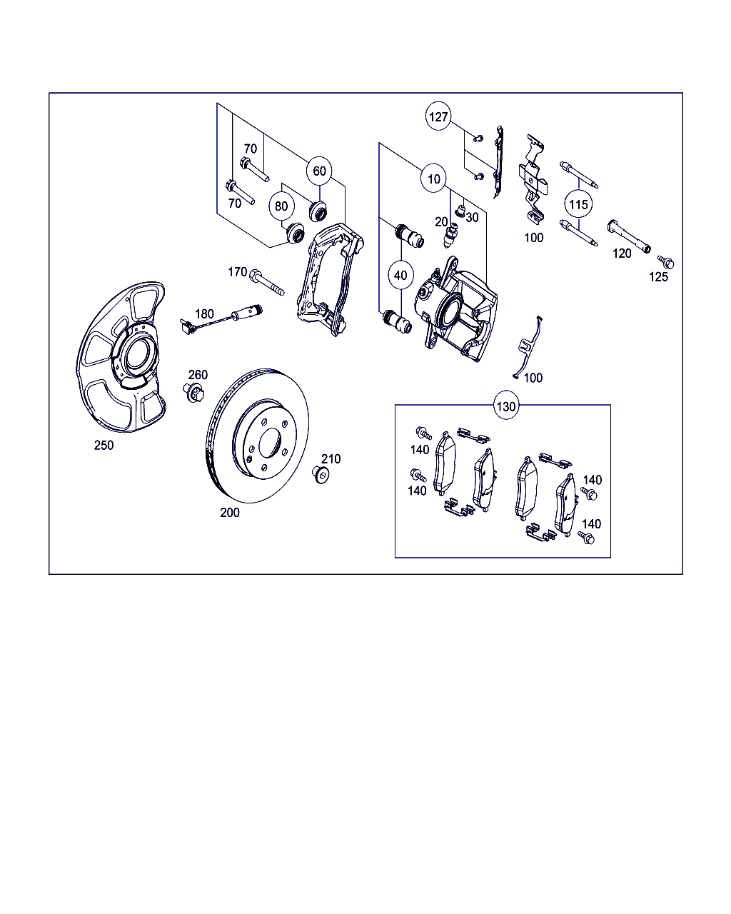 Mercedes-Benz A 005 420 77 20 - Тормозные колодки, дисковые, комплект parts5.com