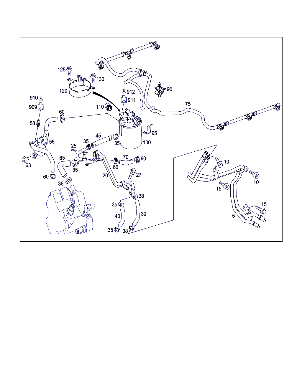 Mercedes-Benz A 642 090 53 52 - Топливный фильтр parts5.com