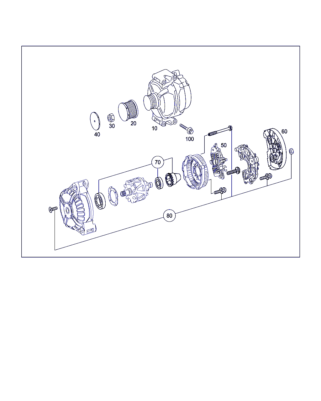 Mercedes-Benz A 000 906 75 00 - Генератор parts5.com