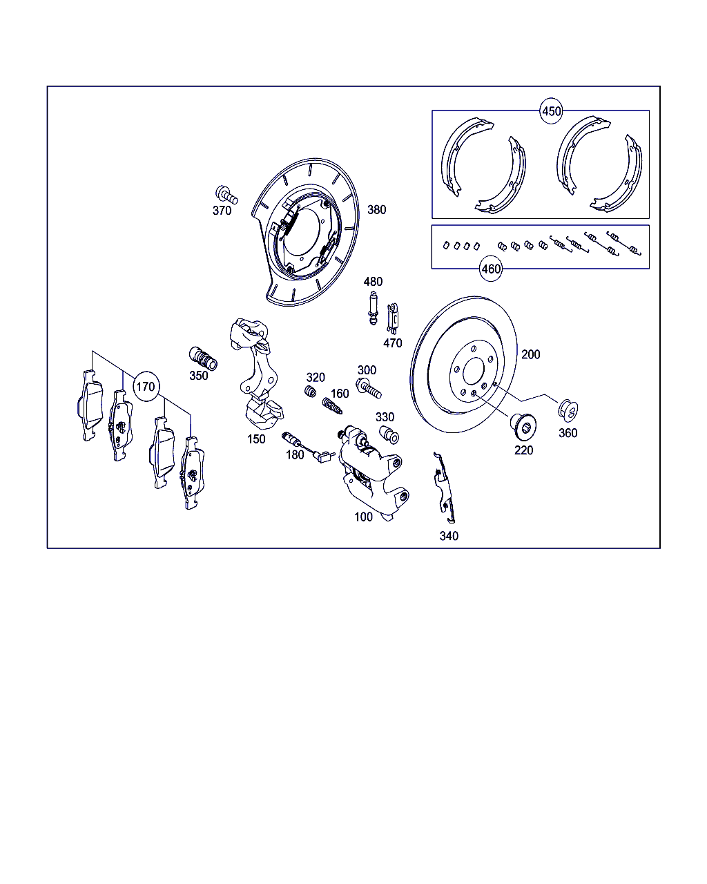 Mercedes-Benz A 004 420 39 83 - Тормозной суппорт parts5.com